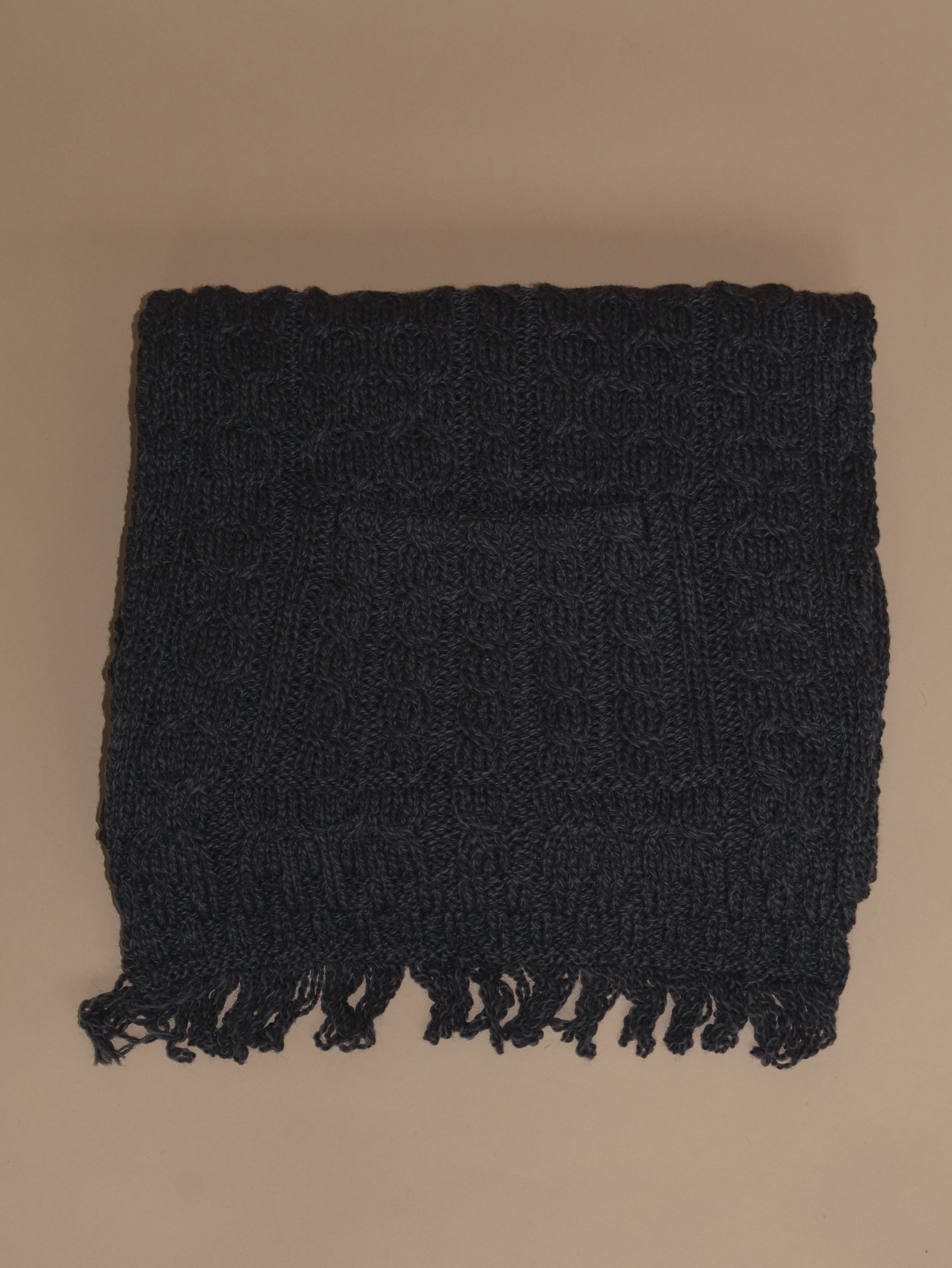 Shannon overgooier sjaal grijs